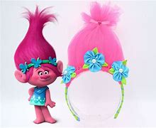 Image result for Poppy Headband Hair Troll