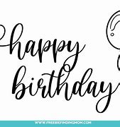 Image result for Happy Birthday Written in Cursive