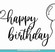 Image result for Happy Birthday Card Cursive