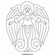 Image result for Angel Line Art Tree