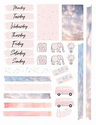 Image result for Pink Journal Stickers