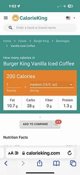 Image result for Burger King Vanilla Iced Coffee