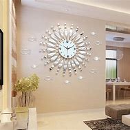 Image result for Mirror Decorative Wall Clock