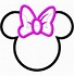 Image result for Minnie Mouse Head Outline Clip Art