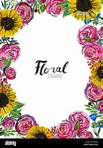 Image result for Hand Drawn Flower Border Clip Art