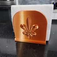 Image result for Cast Iron Napkin Holder with Fleur De Lis