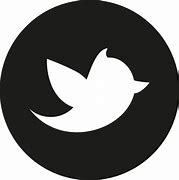 Image result for Twitter Logo Black White