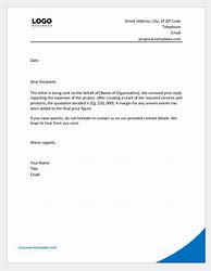 Image result for Price Proposal Letter