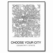 Image result for City Map Decor