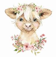 Image result for Highland Cow Drawing