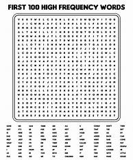 Image result for 100 Word Searches