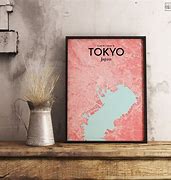 Image result for Tokyo City Map Poster