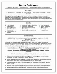 Image result for Cashier Resume Sample Skills