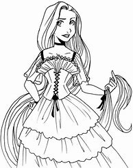 Image result for Barbie as Rapunzel Coloring Pages