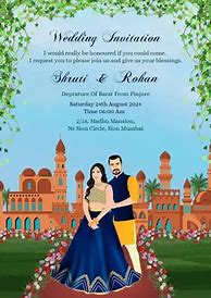 Image result for Wedding Invitation Indian Gifts