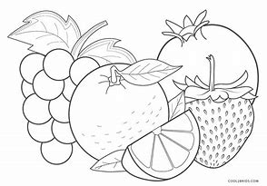 Image result for Fruit Color Pages