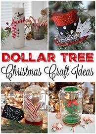 Image result for Dollar Tree Christmas Crafts