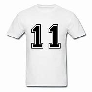 Image result for Cool Number 11 T-shirt