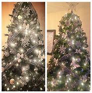 Image result for Criss Cross Ribbon On Christmas Tree