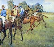 Image result for Edgar Degas Race Horses