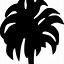 Image result for Palm Tree Leaf Silhouette