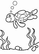 Image result for Turtle Coloring Pages for Toddlers