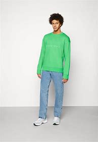 Image result for Crew Neck Sweatshirt with Kangaroo Pocket