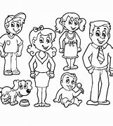 Image result for Family Coloring Sheets for Preschool