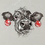 Image result for Kawaii Cow Drawing