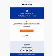 Image result for Verification Code Email Template