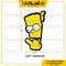 Image result for Kids Bart Simpson T-Shirt