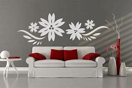 Image result for White Flower Wall Decals