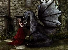 Image result for Dragon and Woman