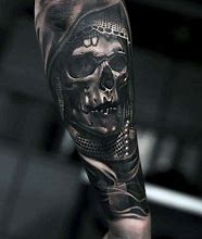 Image result for Skull Forearm Sleeve Tattoo