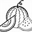 Image result for Watermelon Coloring Page