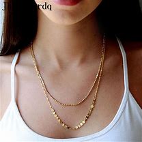 Image result for Double Chain Necklace