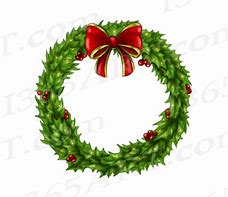 Image result for Holly Wreath Clip Art for Kids