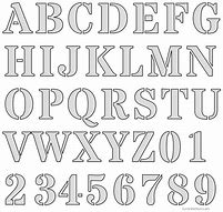 Image result for Free Printable Cut Out Letter Stencils