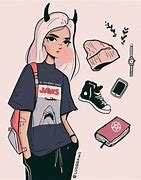 Image result for Edgy Girl Drawing