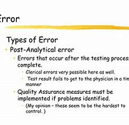 Image result for Error Pattern in Quality Control