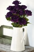 Image result for Purple and White Artificial Roses