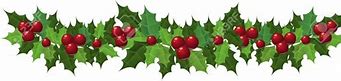 Image result for Matching Holly Garland and Wreath Clip Art