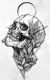 Image result for Sketches of Skull Tattoos