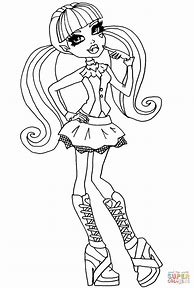 Image result for Monster High Draculura Coloring Page