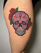 Image result for Black Skulls with Pattern and Colorful