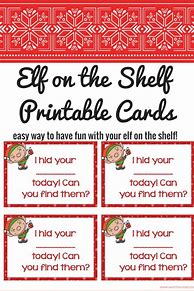 Image result for Elf On Shelf Free Printables