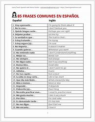 Image result for Basic Words of Spanish