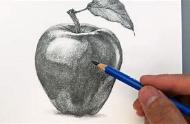 Image result for Apple Drawing with Shadow