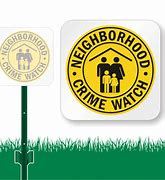 Image result for Neighborhood Crime Watch Signs