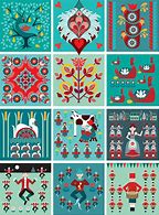 Image result for Folk Art Christmas Deer